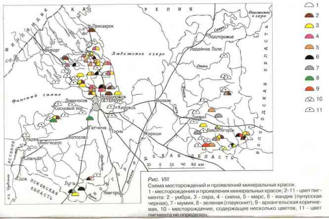 Добыча золота в ленинградской области карта